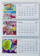 Load image into Gallery viewer, 2025 &quot;AN ARTFULLY INSPIRED LIFE&quot;  12 Month Desk Calendar &quot;CREATIVES&quot; VERSION
