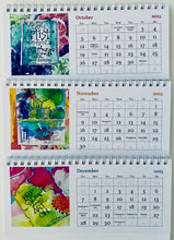 Load image into Gallery viewer, 2025 &quot;AN ARTFULLY INSPIRED LIFE&quot;  12 Month Desk Calendar &quot;CREATIVES&quot; VERSION

