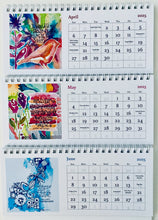 Load image into Gallery viewer, 2025 &quot;AN ARTFULLY INSPIRED LIFE&quot;  12 Month Desk Calendar &quot;CREATIVES&quot; VERSION
