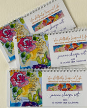 Load image into Gallery viewer, 3 PIECE BUNDLE DISCOUNT &quot;Artfully Inspired Life&quot; for CREATIVES 2025 DESK CALENDAR
