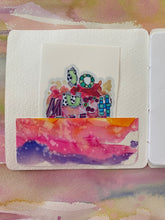 Load image into Gallery viewer, MINI JOURNAL/NOTEBOOK with original art #J0010
