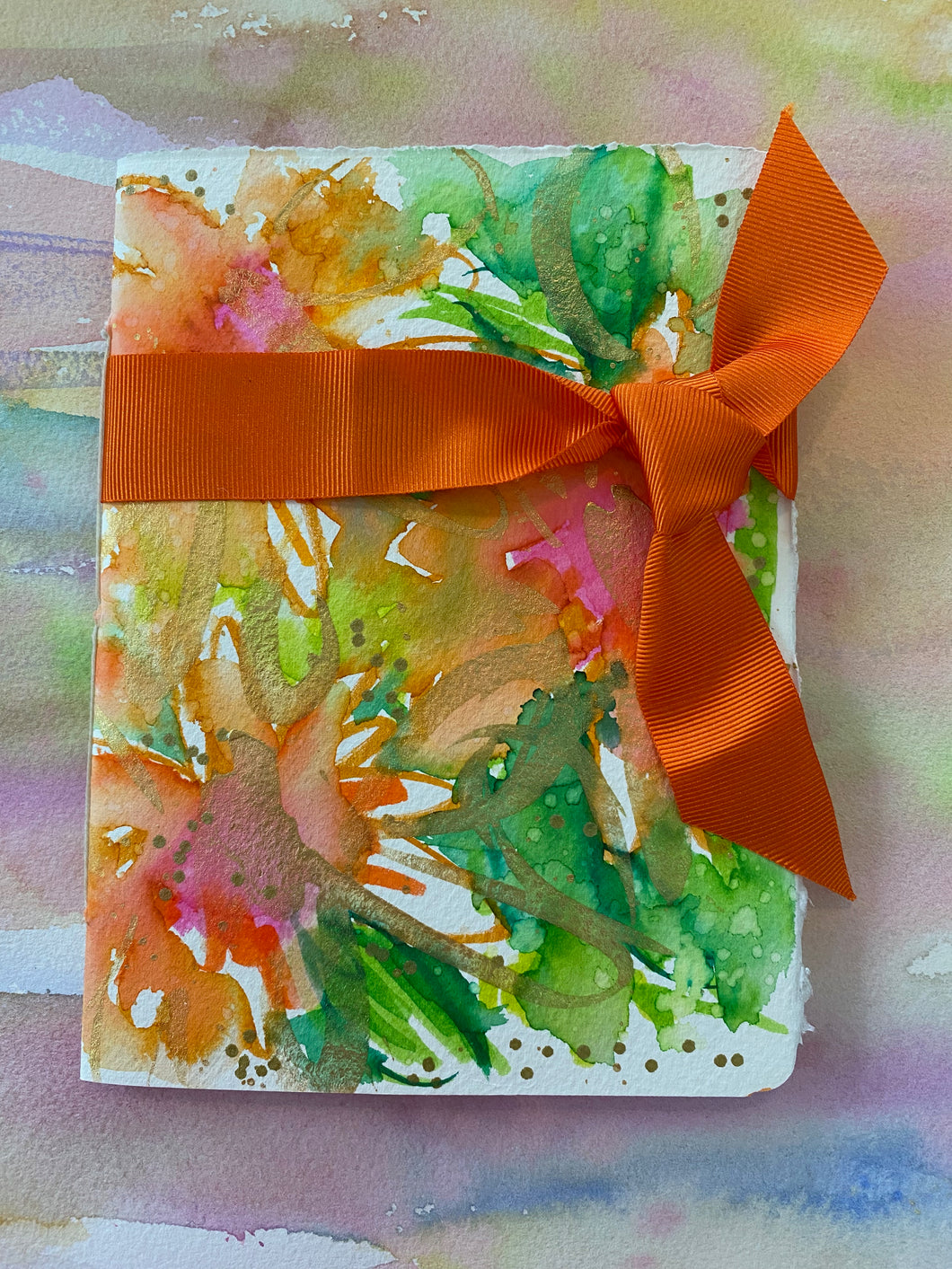 MINI JOURNAL/NOTEBOOK with original art #J0006