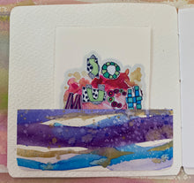 Load image into Gallery viewer, MINI JOURNAL/NOTEBOOK with original art #J0011
