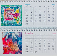 Load image into Gallery viewer, 2025 &quot;WHIMSPIRATIONS&quot;  12 Month Desk Calendar &quot;FOR EVERYONE&quot; VERSION
